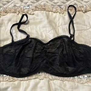 Victoria's Secret Black Lace Underwire Bra